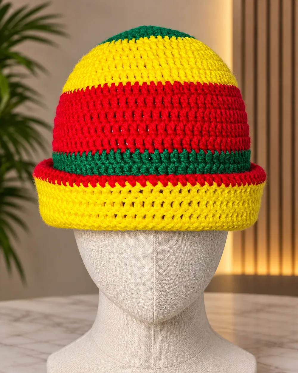 rasta rhythm beanie